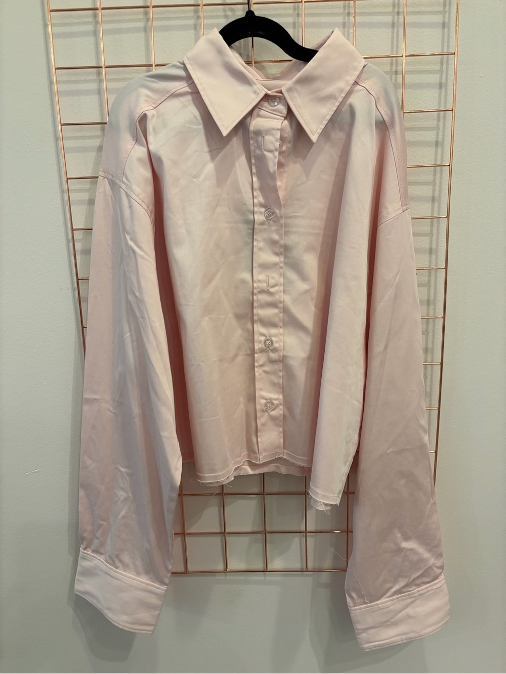 Katie J NYC girls Pale Pink Button-Down Shirt